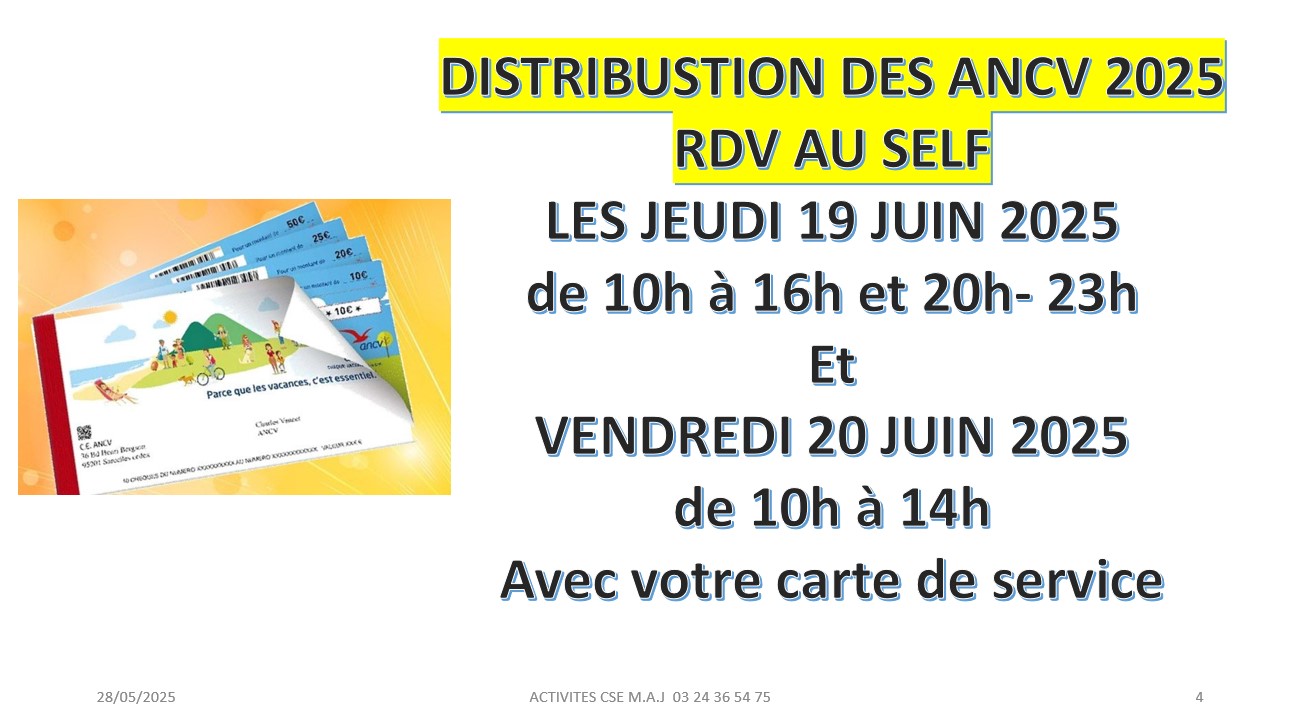DISTRIBUTION ANCV 2025