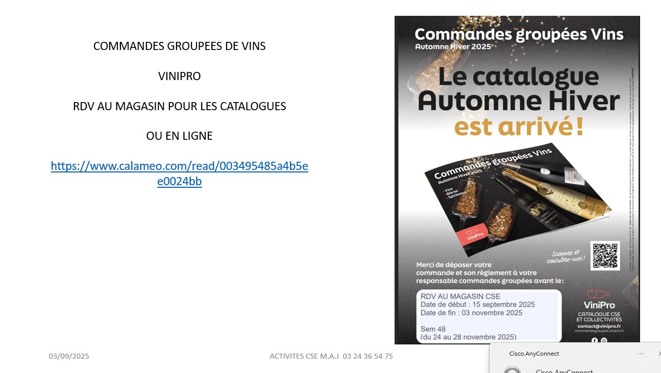 COMMANDES GROUPEES DE VINS