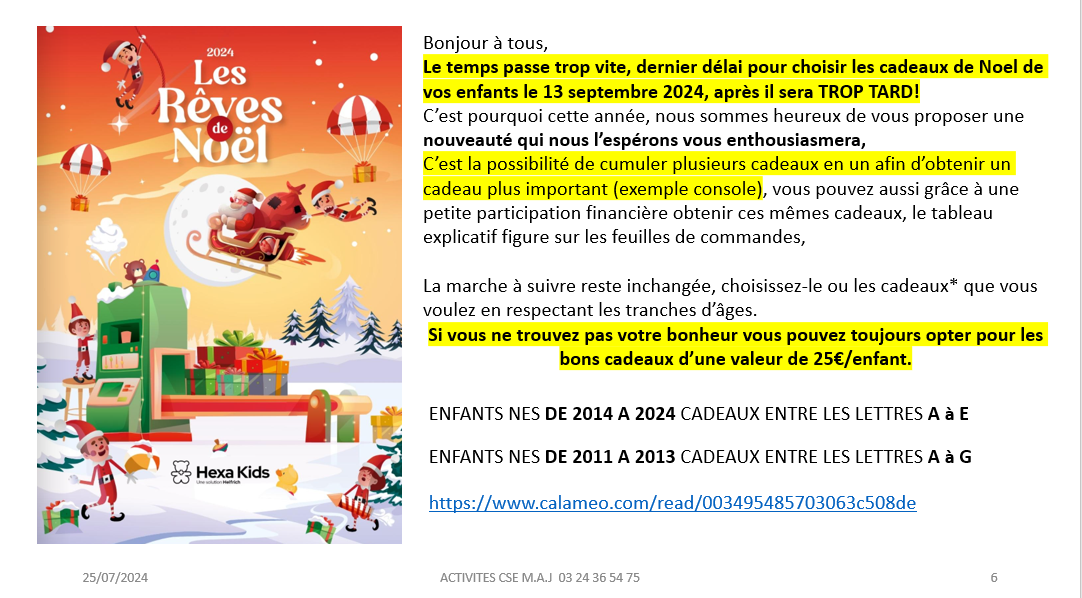 LES REVES DE NOEL