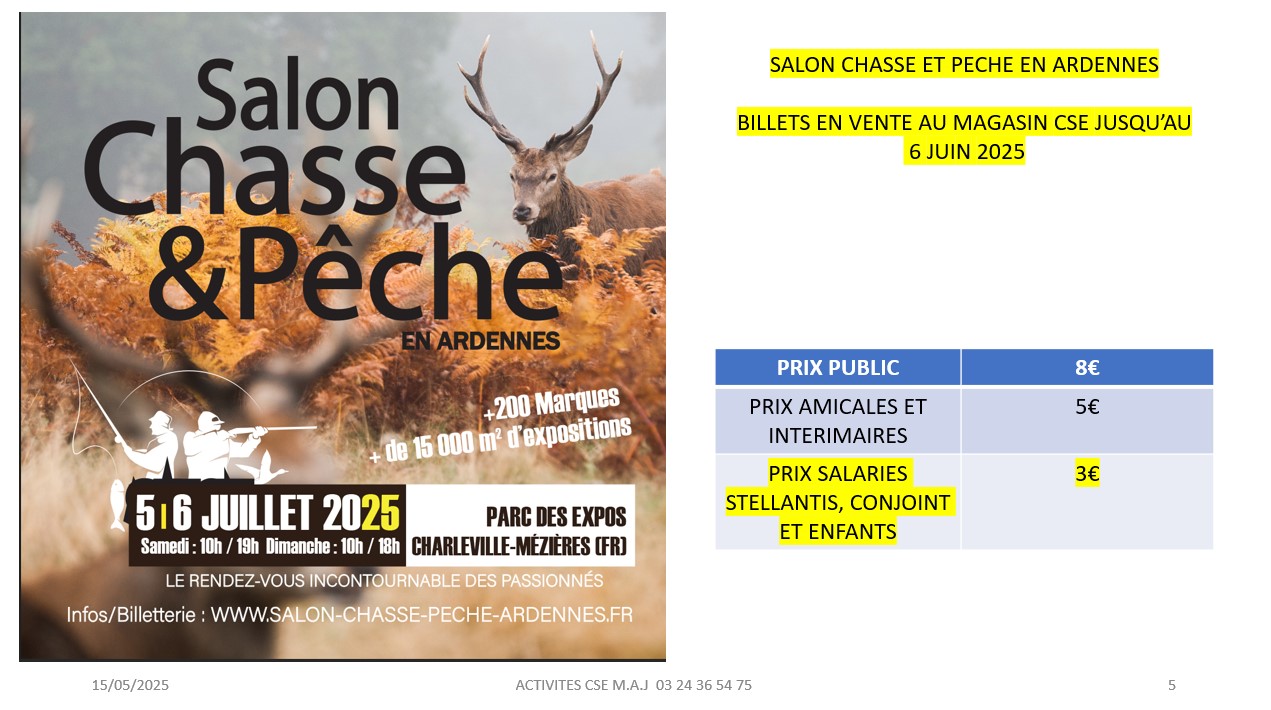 SALON CHASSE ET PECHE EN ARDENNES