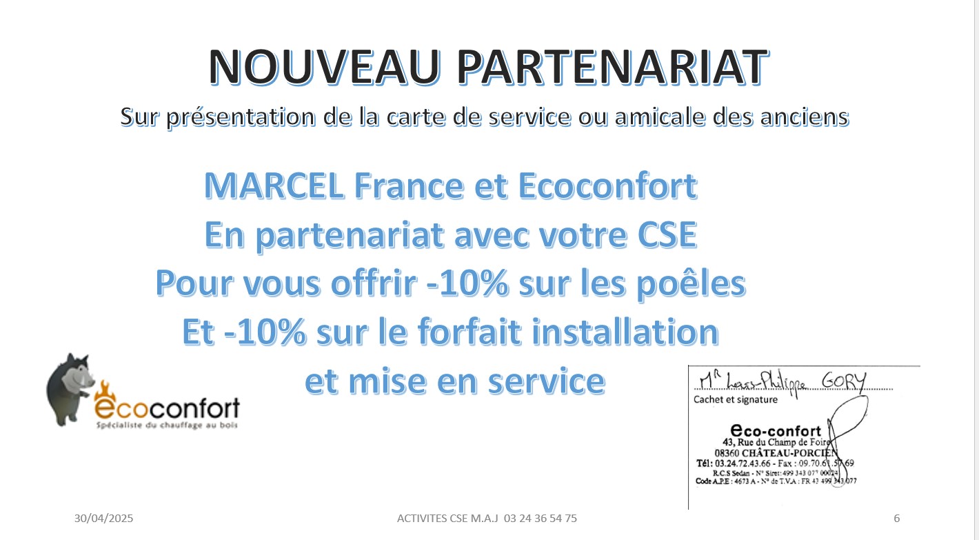 MARCEL France et Ecoconfort