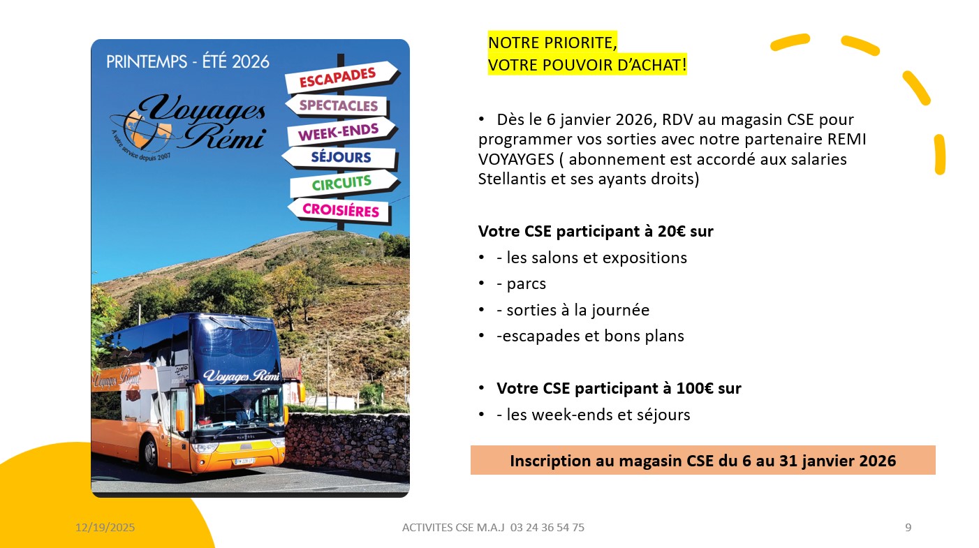 PARTENARIAT REMI VOYAGES